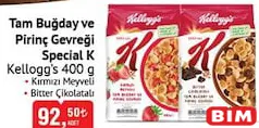 KELLOGG'S TAM BUĞDAY VE PİRİNÇ GEVREĞİ SPRECİAL K 400 G